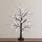 2ft. Pre-Lit Artificial Halloween Ghost Twig Tree with 24 Purple LED Lights